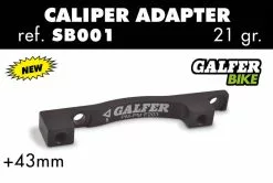 Galfer Levyjarruadapteri Postmount +43mm