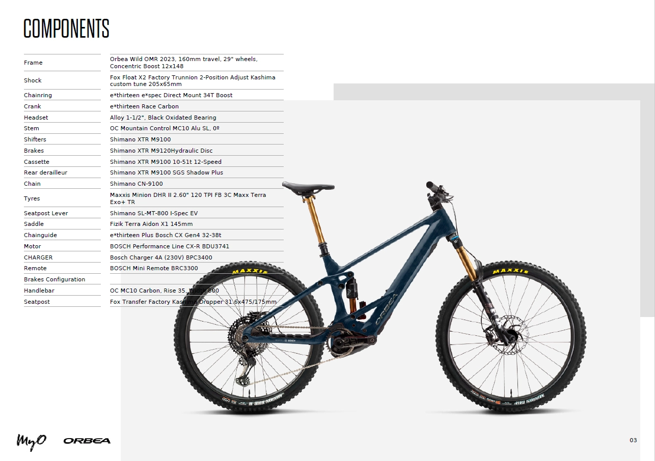 Orbea Wild M-LTD Custom Large 4 Orbea Wild M-LTD Custom Large - Image 4