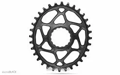 Absoluteblack 34T Ovaali CINCH Shimano 12-v