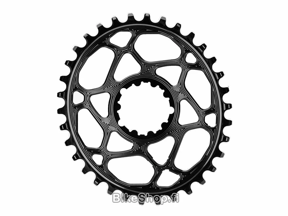 Absoluteblack 34T Ovaali SRAM DM 1 Absoluteblack 34T Ovaali SRAM DM